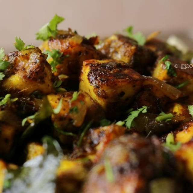 Paneer Pepper Fry.