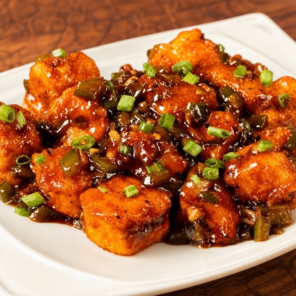 Manchurian Paneer.