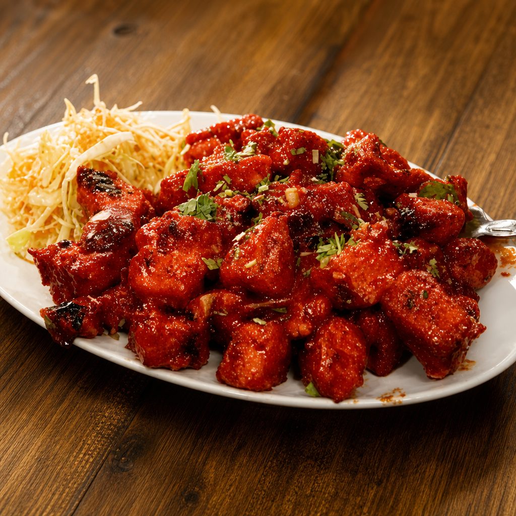 Paneer 65 - Hyderabad Style.