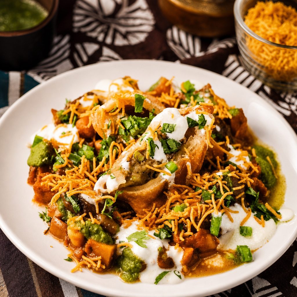 Samosa Chaat.