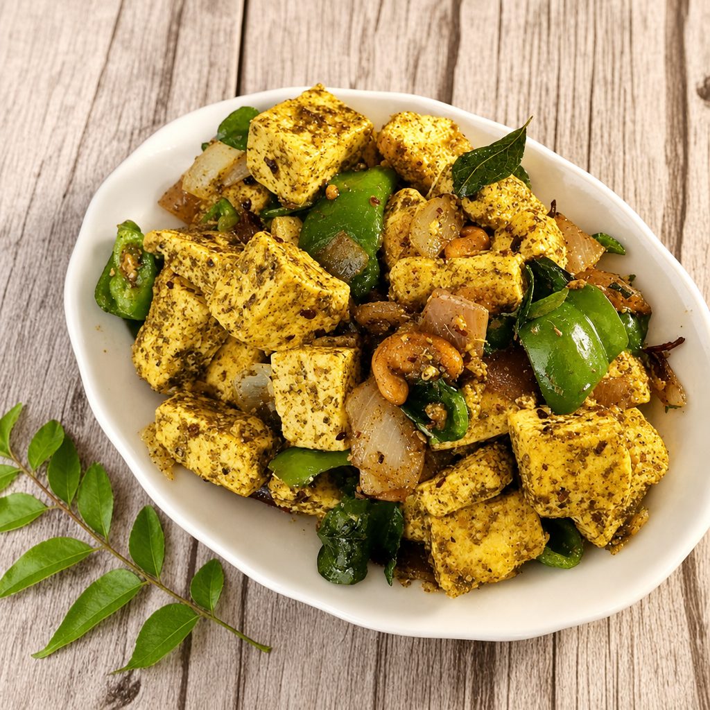 Karivepaku Podi Paneer.